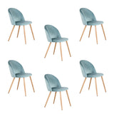 lot de chaises vertes