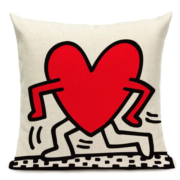 Housse Coussin Keith Haring