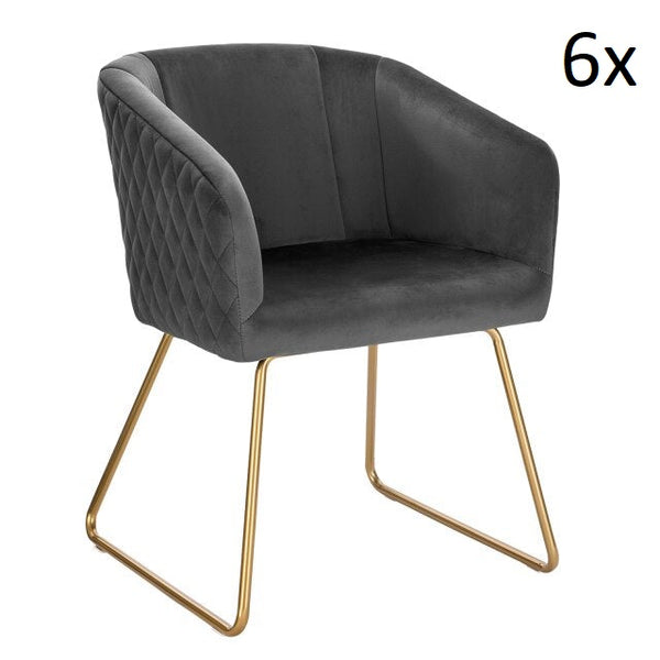 Lot 6x Chaises DIANA